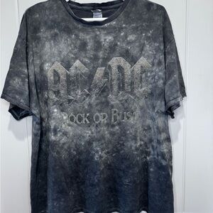AC/DC 2015 Rock or Bust tour Tie-Dye T-Shirt